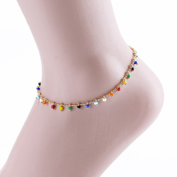 MIX IT UP BEADED ANKLET