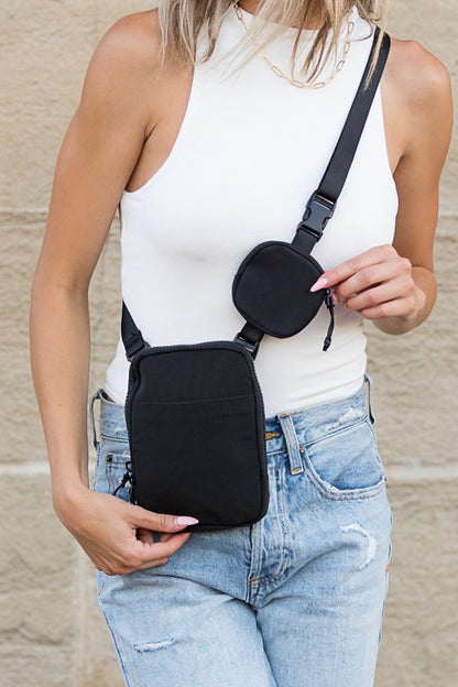Removable Coin Pouch Crossbody