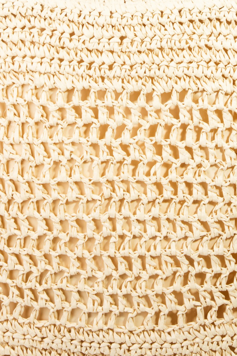 Straw-Paper Crochet Tote Bag