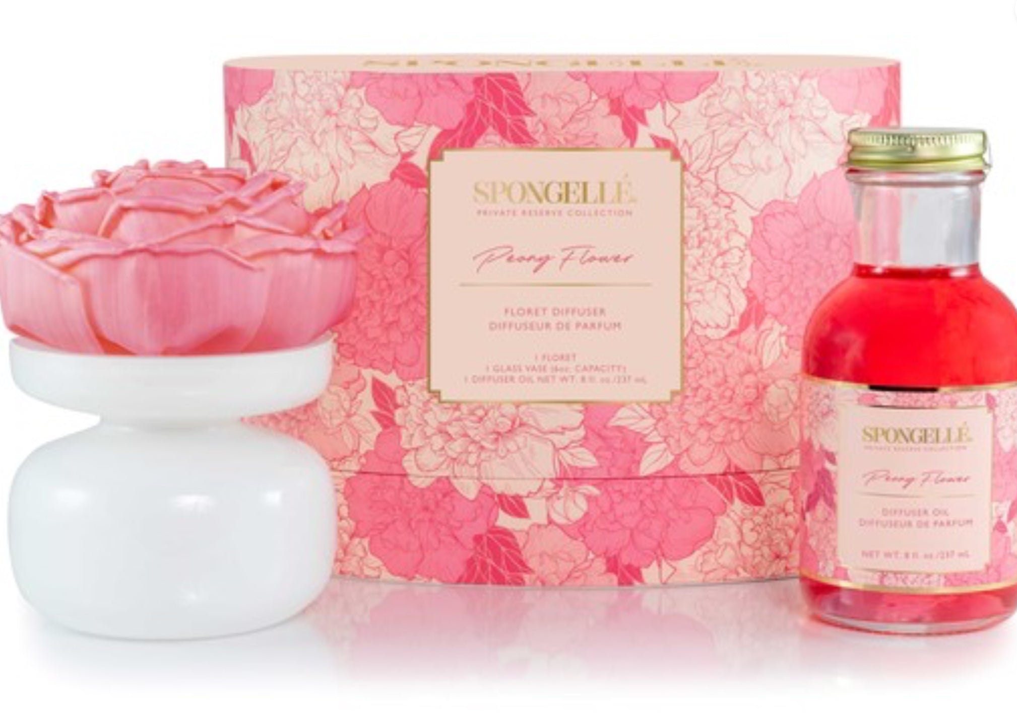 Floret Diffuser Gift Set, Peony Flower