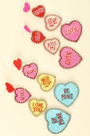 Xoxo earrings