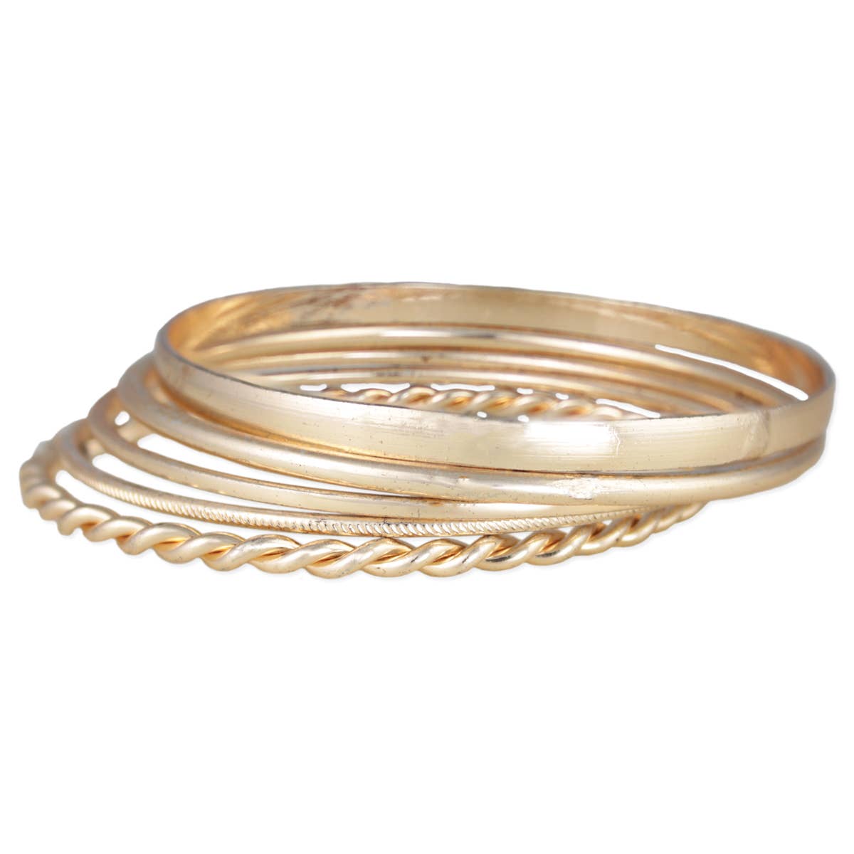 Classic Fashion Gold Bangle Set