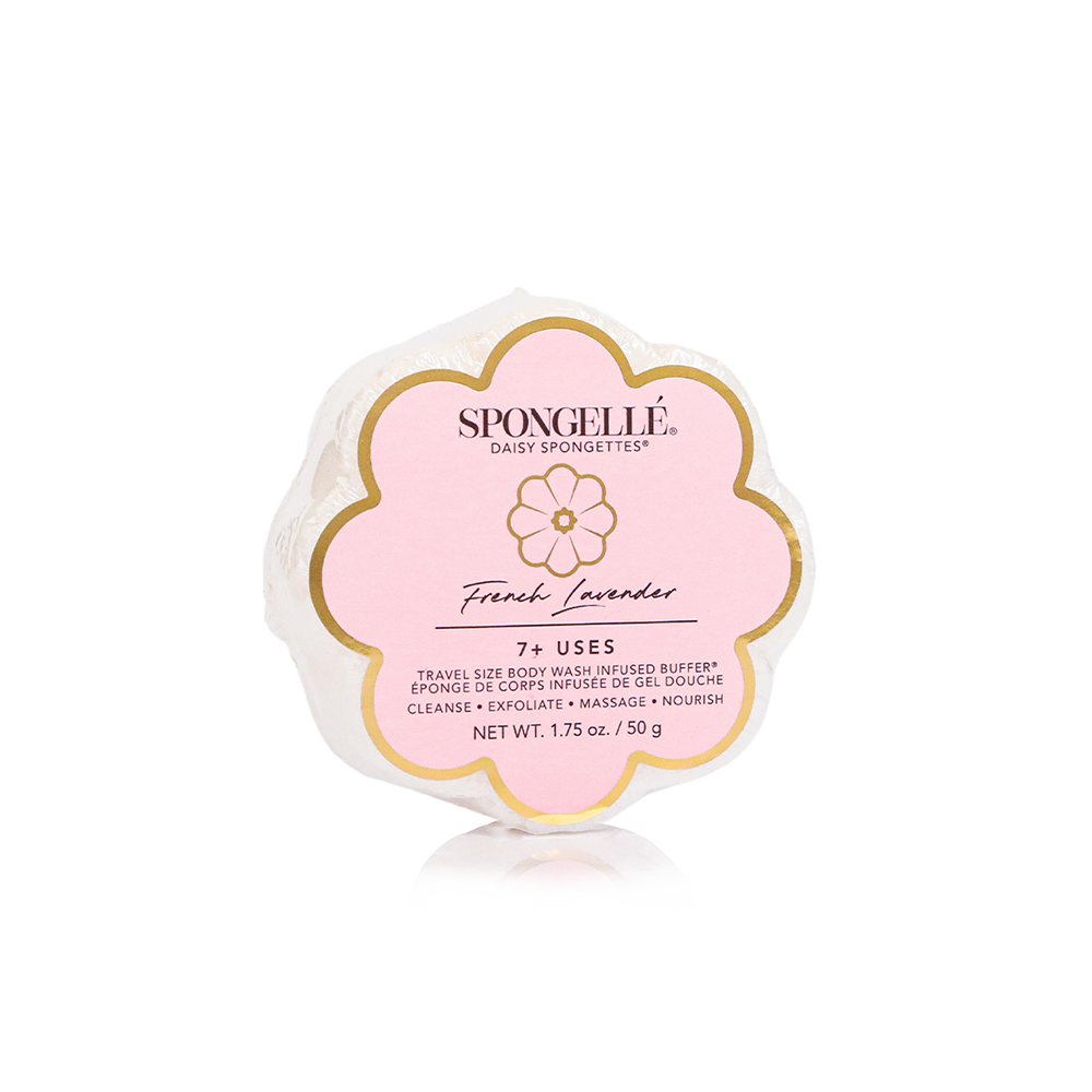 French Lavender Daisy Spongette | Spring Gifts