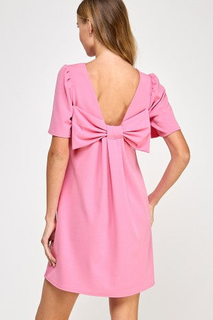 Bow Back Dress