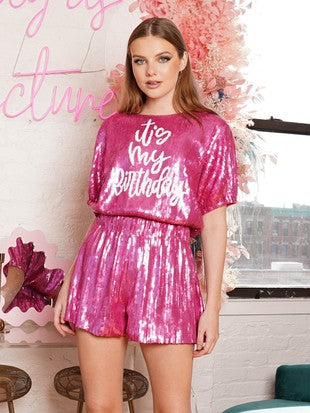 Sequin Shorts