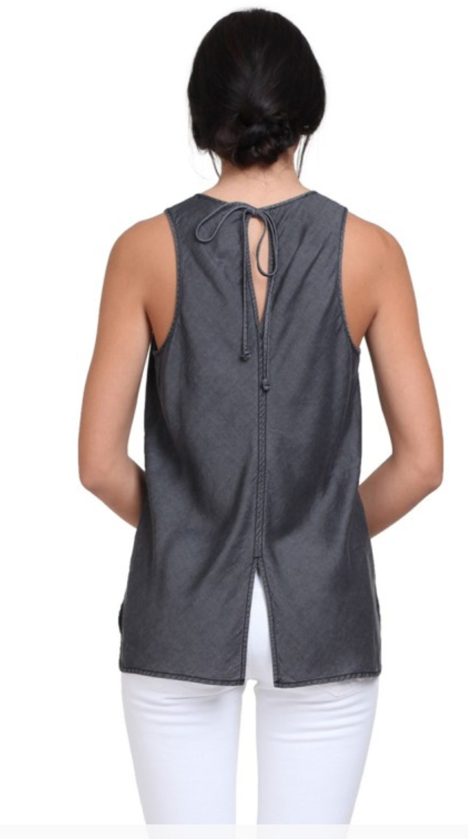 Tencel Slit Back, Black