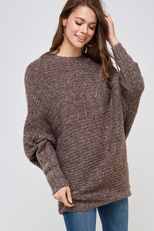 Roped detail sweater-onesize