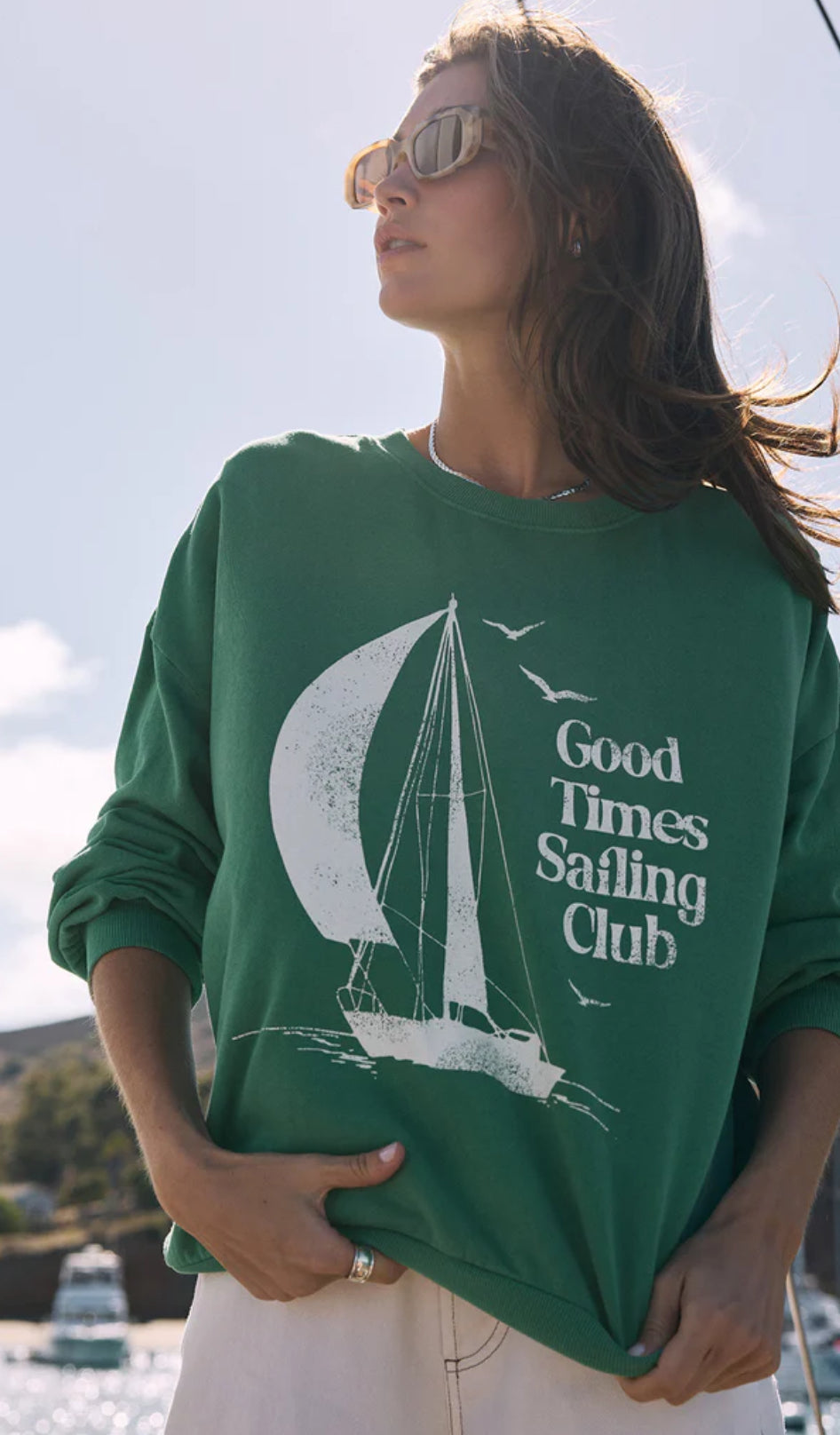 Sail Away Sunday Sweater