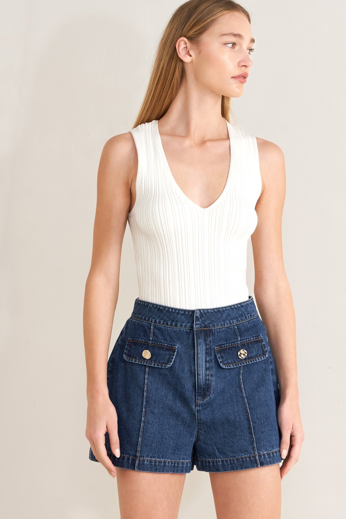 FOREVER STYLISH DENIM SHORTS