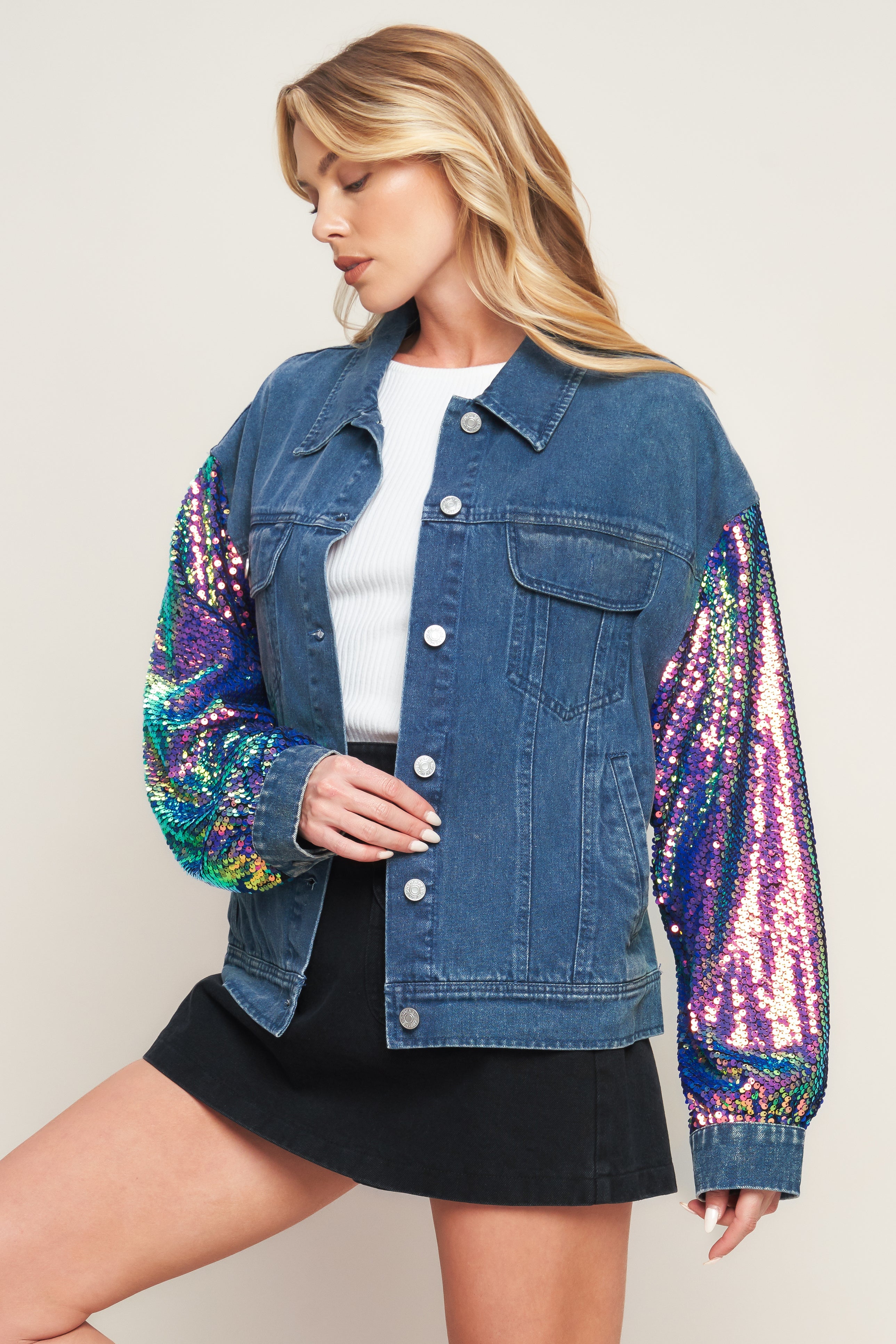 WALKING THE WALK DENIM JACKET