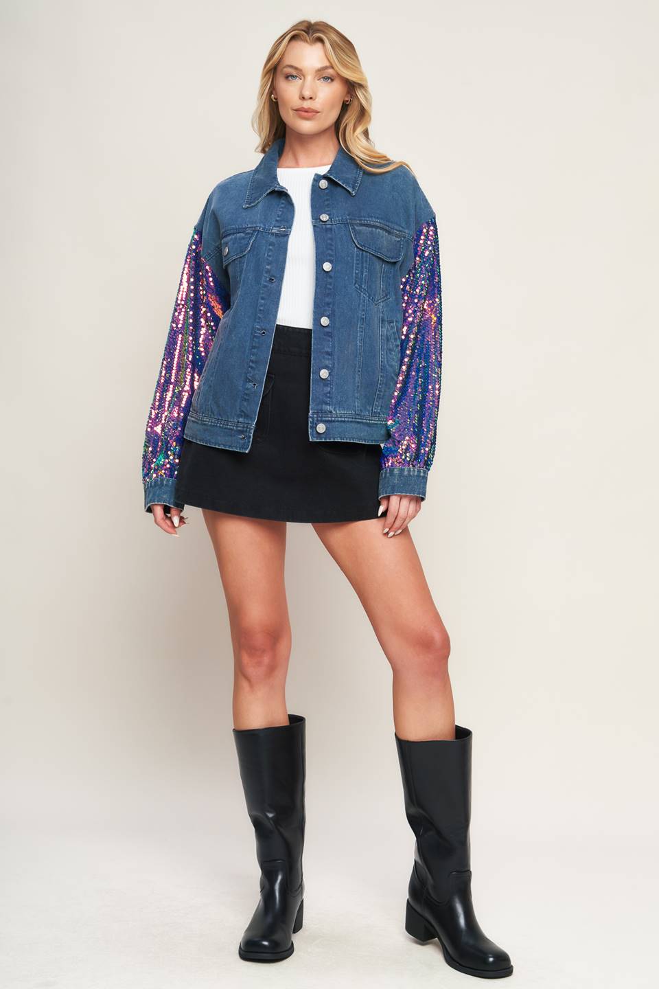 WALKING THE WALK DENIM JACKET