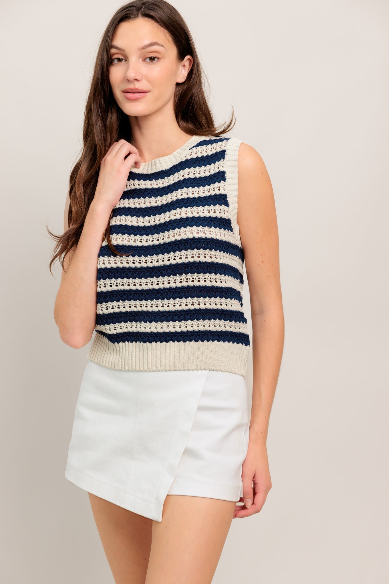 CLEAN COAST KNIT TOP