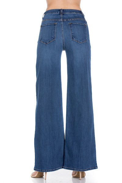 Western Wide-Leg Denim