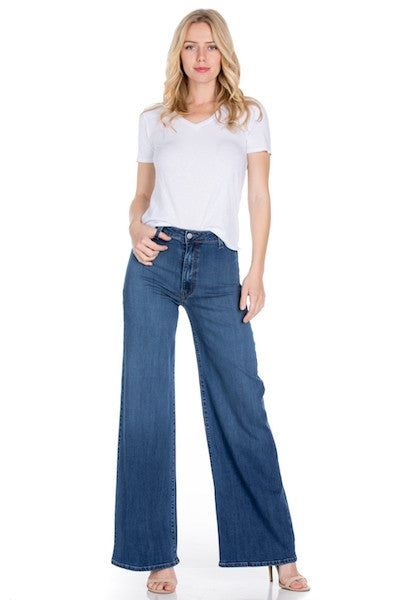 Western Wide-Leg Denim