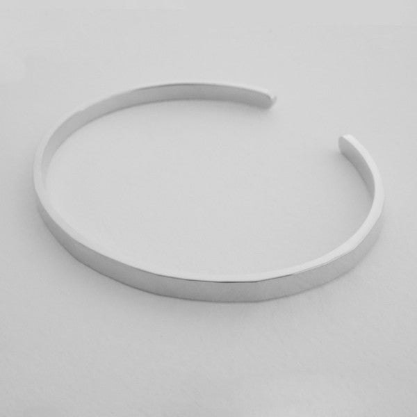 Skinny Hammered Cuff Bracelet