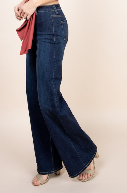 Western Wide-Leg Denim