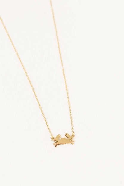 Crab Charm Necklace