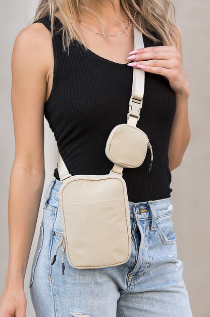 Removable Coin Pouch Crossbody