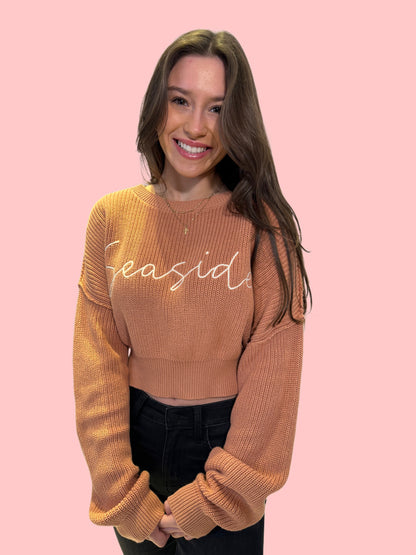 Seaside Sweater -Salmon