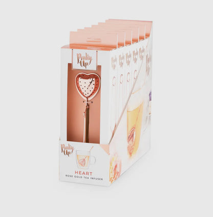 Rose Gold Heart Tea Infuser