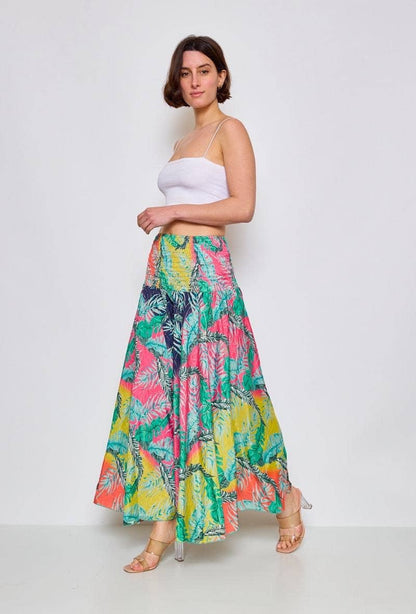 Smock silk culottes Pants