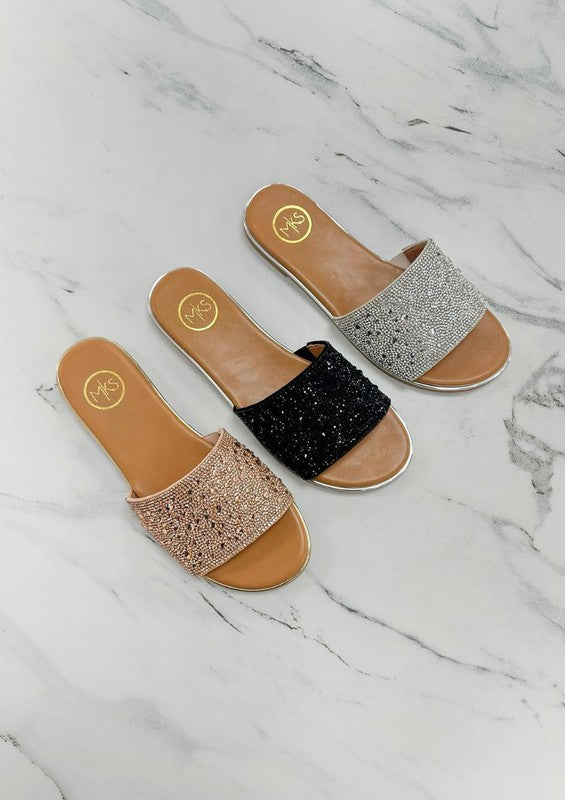 CARLY RHINESTONE SLIPS