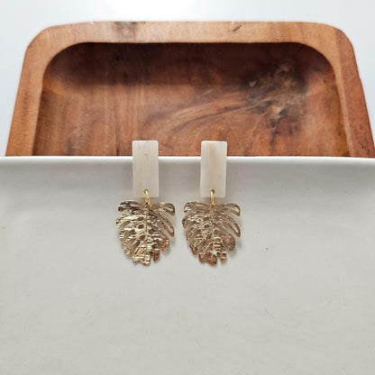 Mini Belize Earrings, Ivory