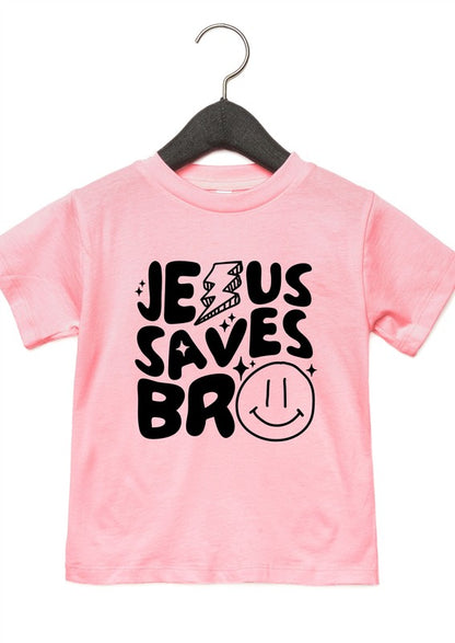 Jesus Saves Bro Toddler Tee