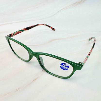 Paisley In Color Blue Light Reading Glasses