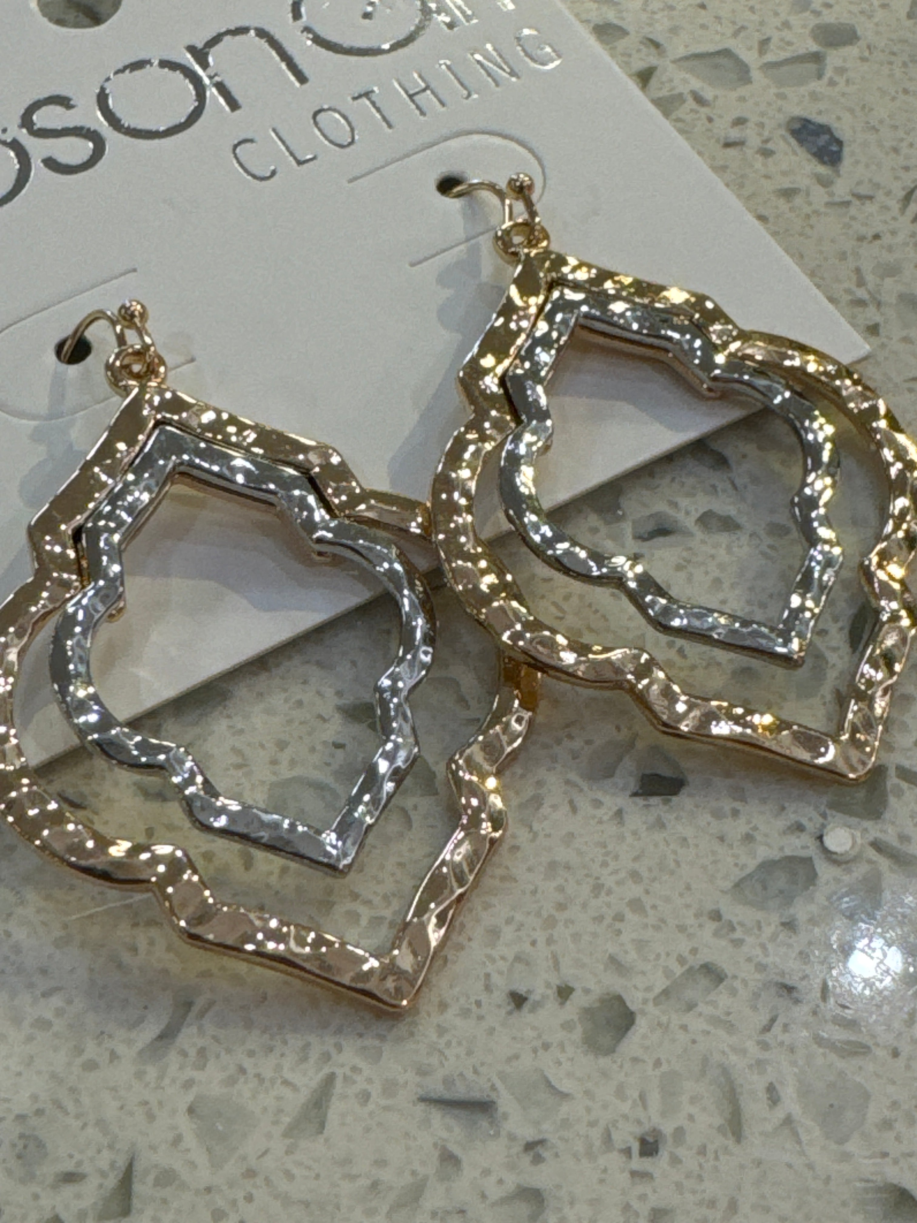 Silver & Gold Earrings