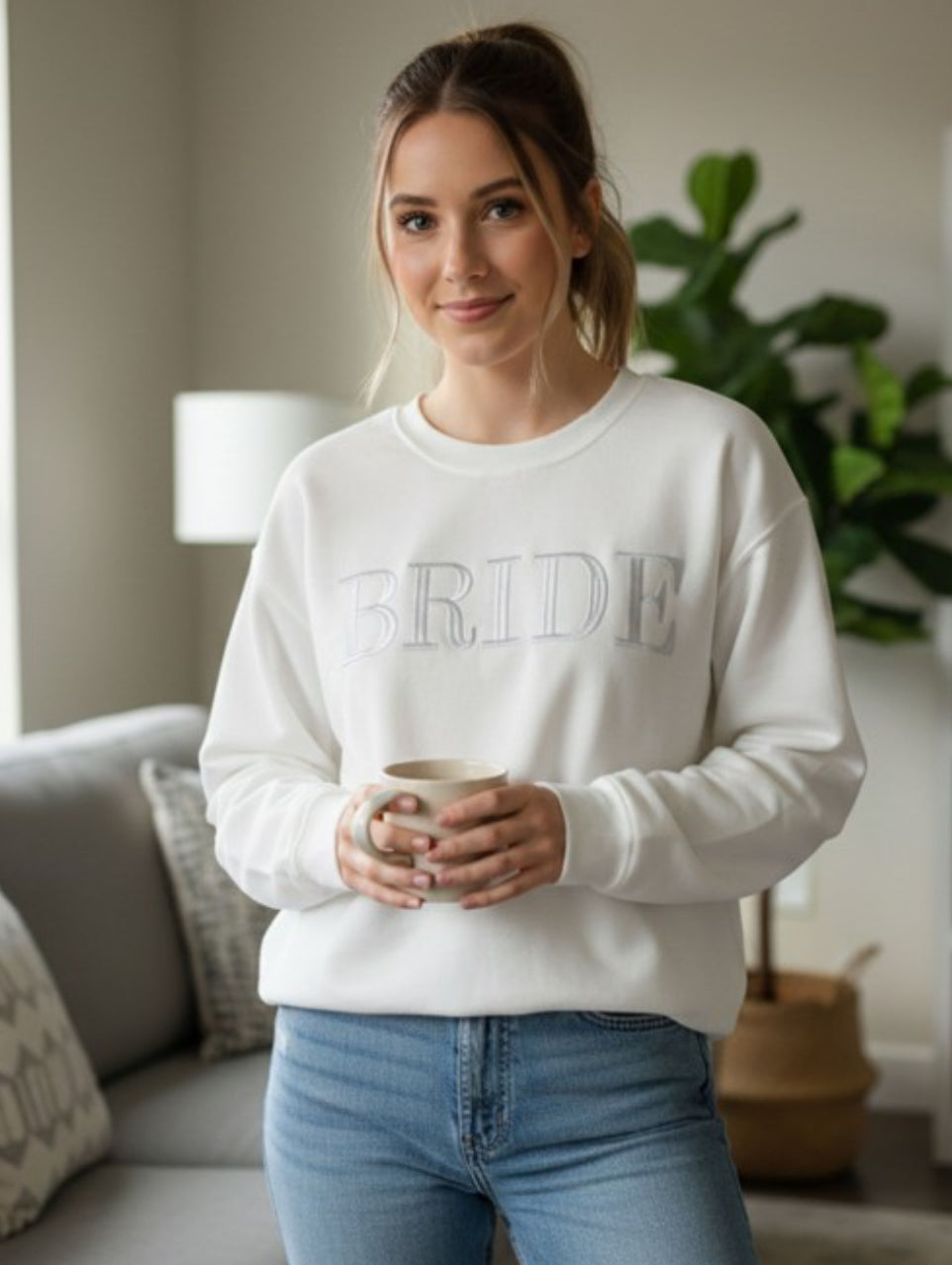 Bride Pullover, White