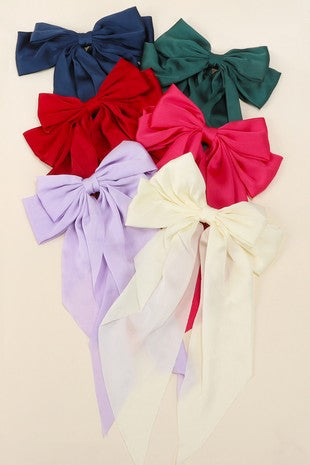 Silky Hair Bow