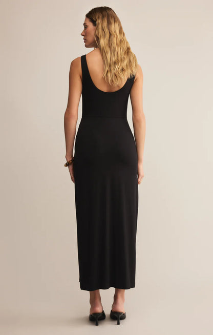 Valencia Midi Dress, Black