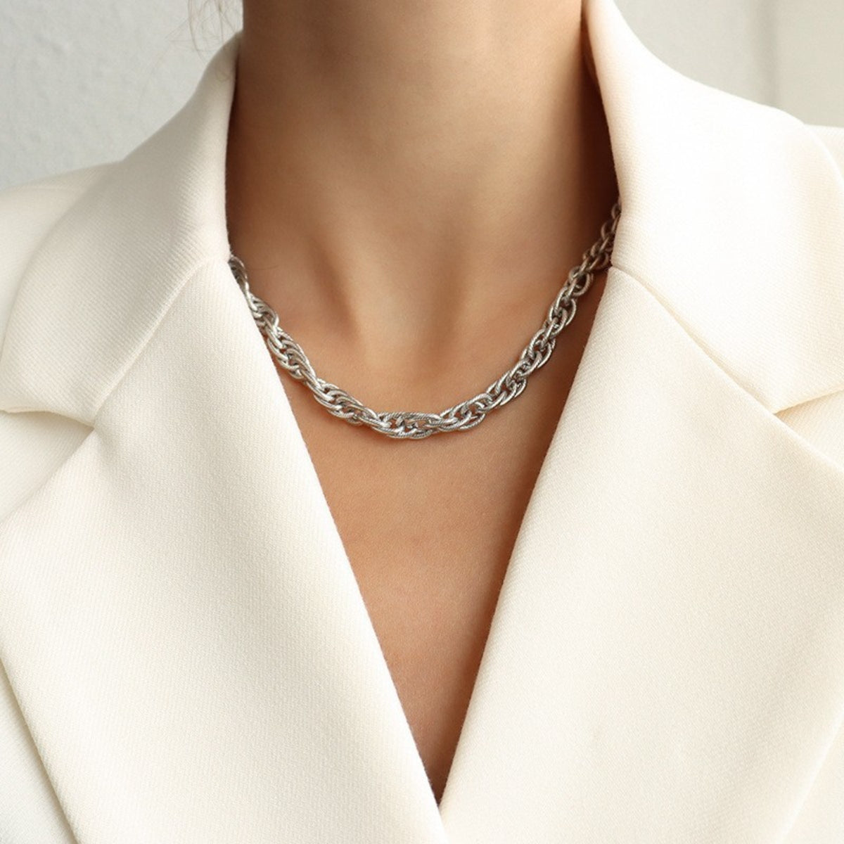 Titanium Steel Chain Necklace