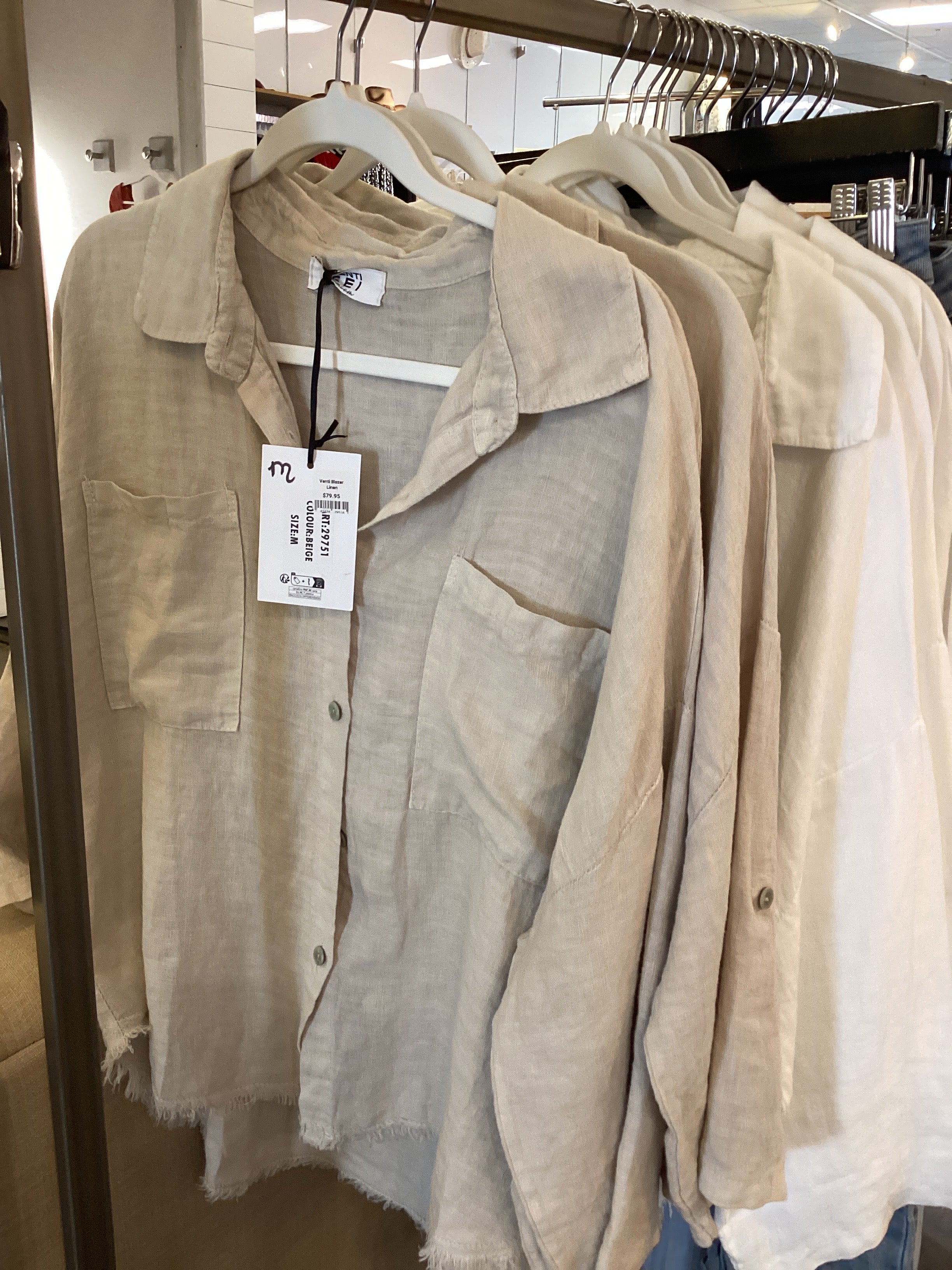 Linen Venti Buttondown