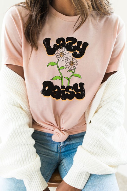 Lazy Daisy Flower Garden Spring Time Graphic Tee