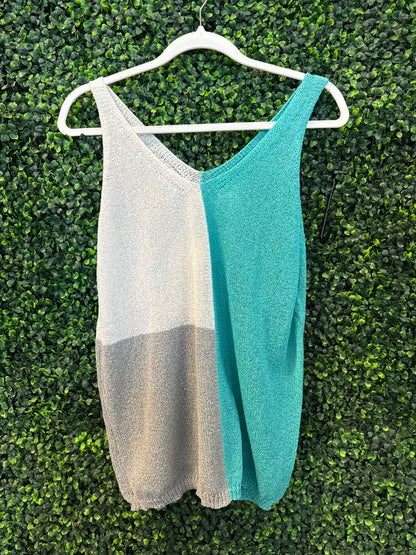 Colorblock Knit Tank