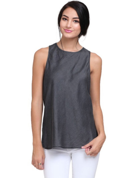 Tencel Slit Back, Black