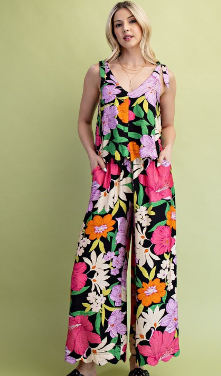 Floral Jumpsuit