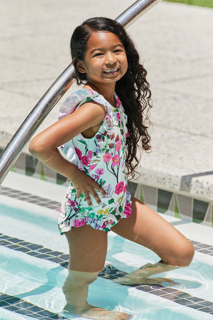 KIDS- One Piece Swimsuit Cherry Blossom