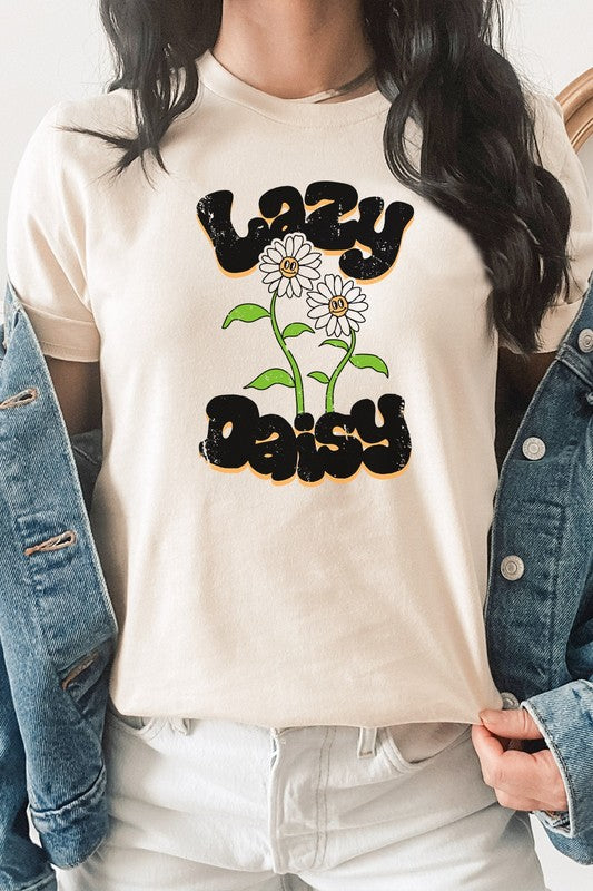 Lazy Daisy Flower Garden Spring Time Graphic Tee