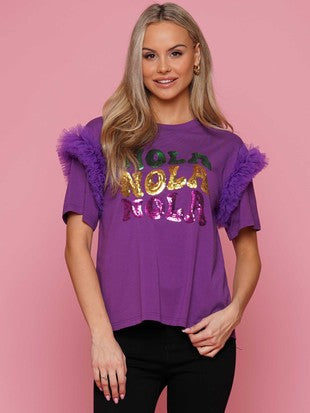 Nola Sequin Top