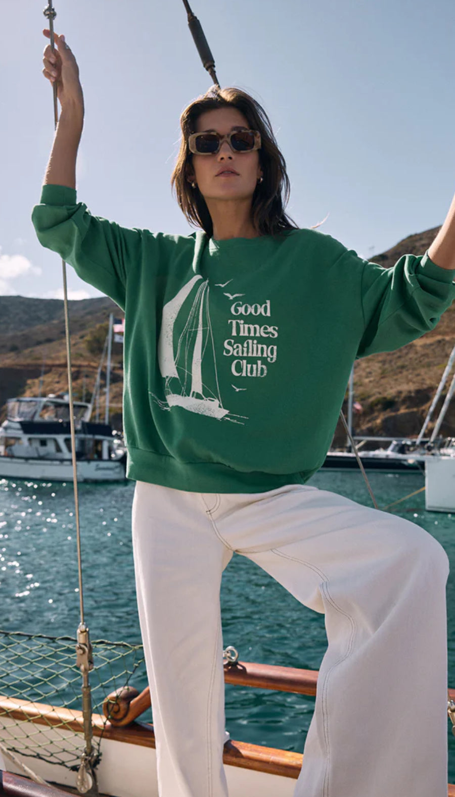 Sail Away Sunday Sweater