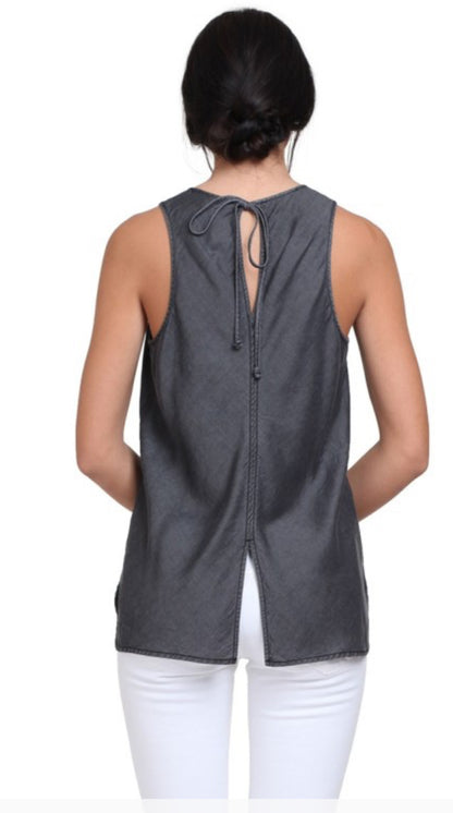 Tencel Slit Back, Black