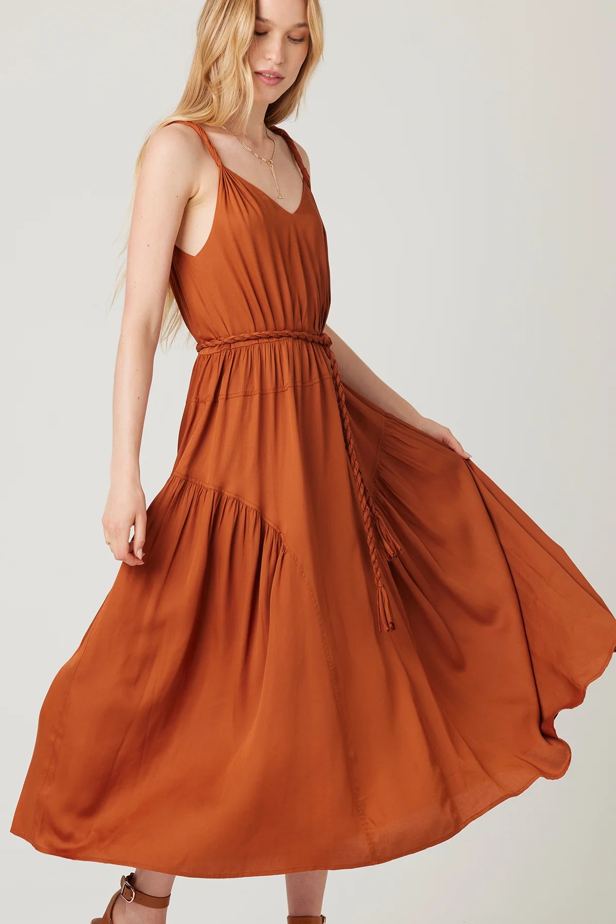 Aura Dress - Umber