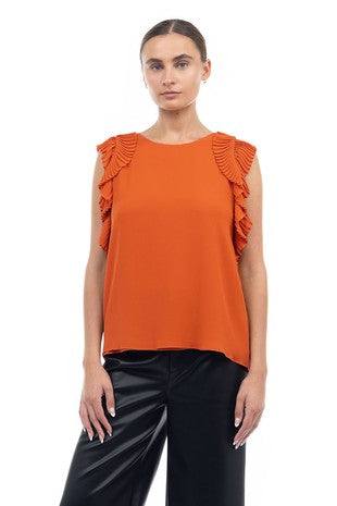 Flutter Sleeve Blouse