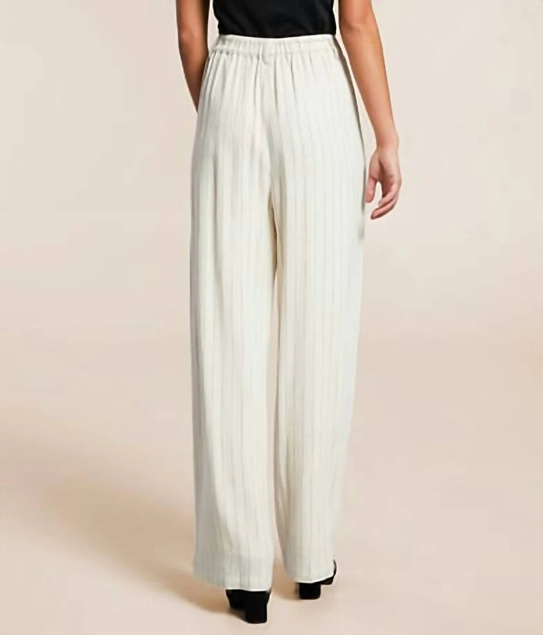 Bennet Pinstripe Pant, Flax