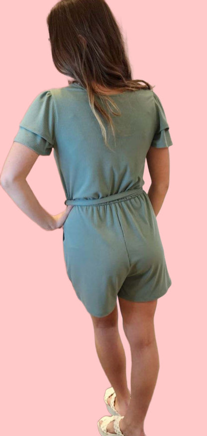 Surplice Romper