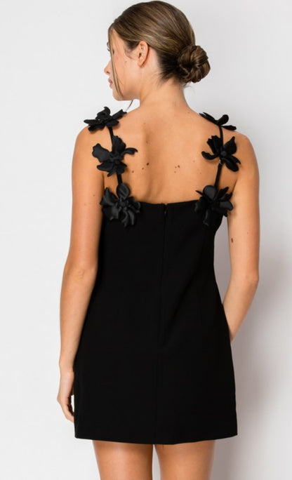 Flower Straps Mini, Black