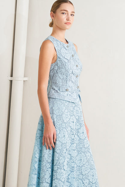 SWEET BUT STRONG WOVEN VEST